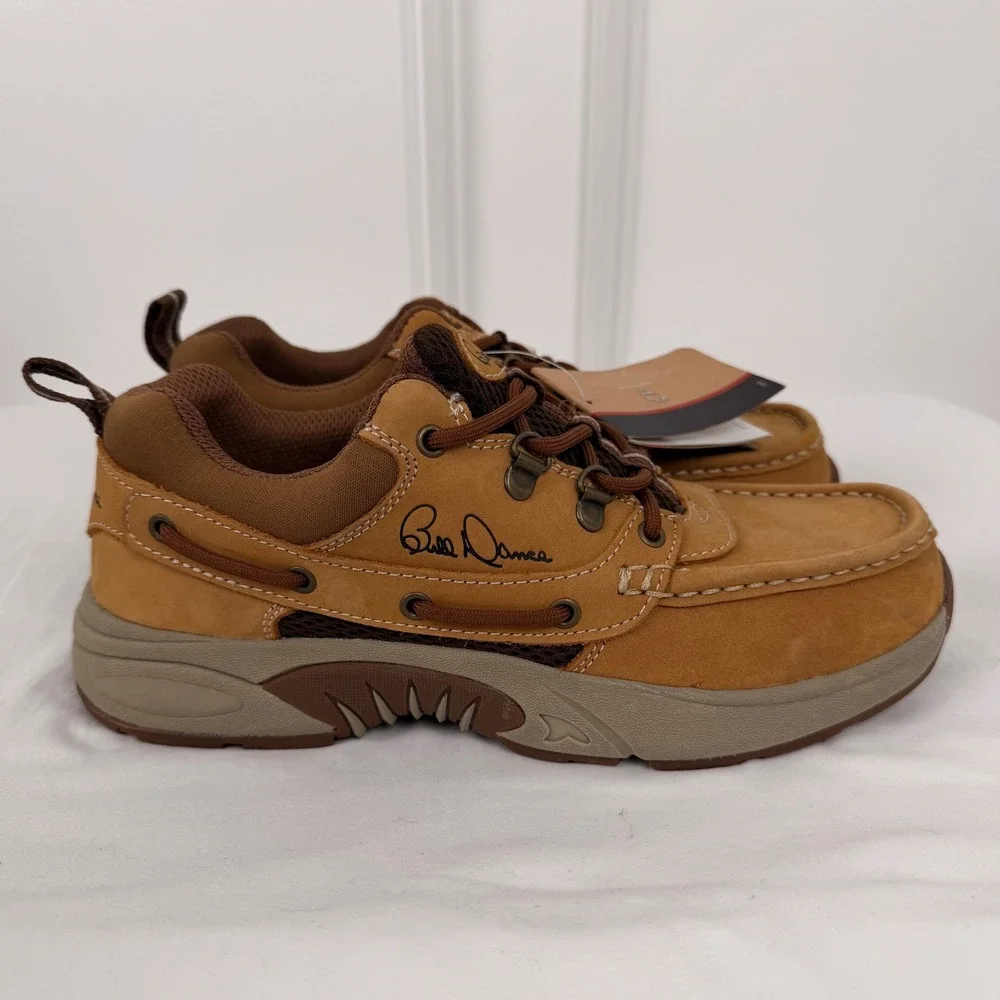 Rugged Shark Bill Dance Collection Mens Tan Boat Shoes Fishing Sneakers NWT‎